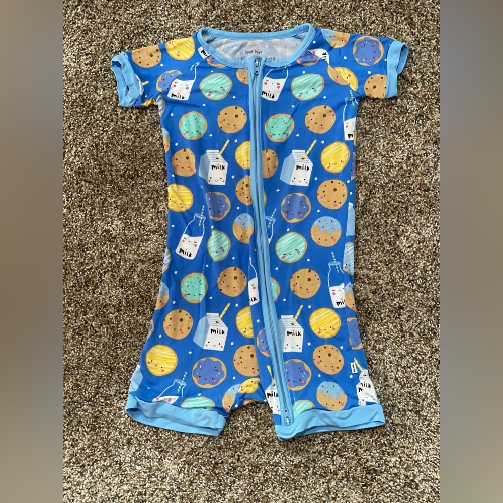 Little Sleepies Milk and Cookies Shorty 3T
